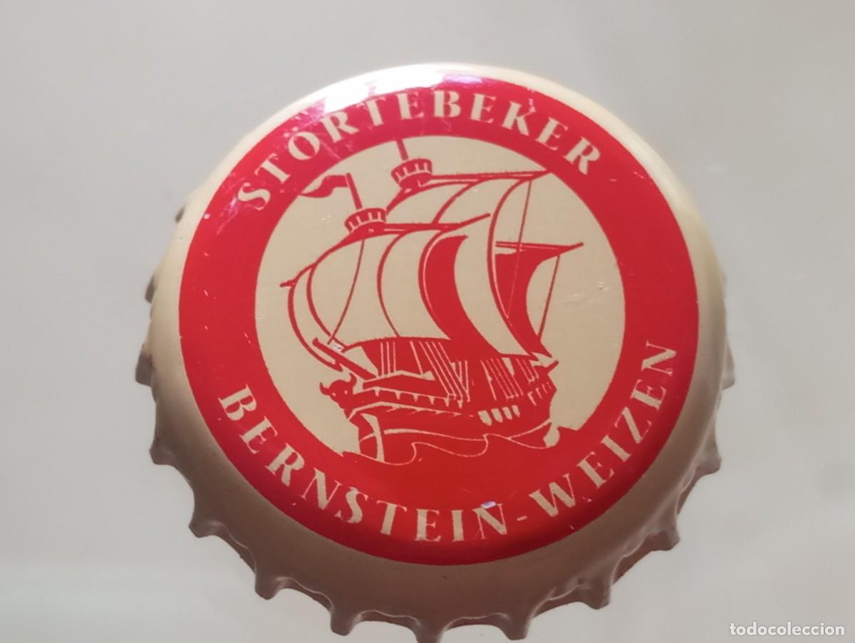 Coleccionismo de cervezas: Chapa tap&oacute;n corona de la cerveza alemana ST&Ouml;RTEBEKER BERNSTEIN-WEIZEN