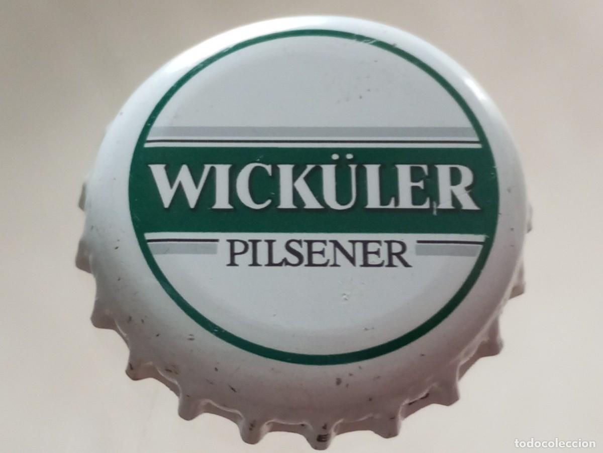 Coleccionismo de cervezas: Chapa tap&oacute;n corona de la cerveza alemana WICK&Uuml;LER PILSENER