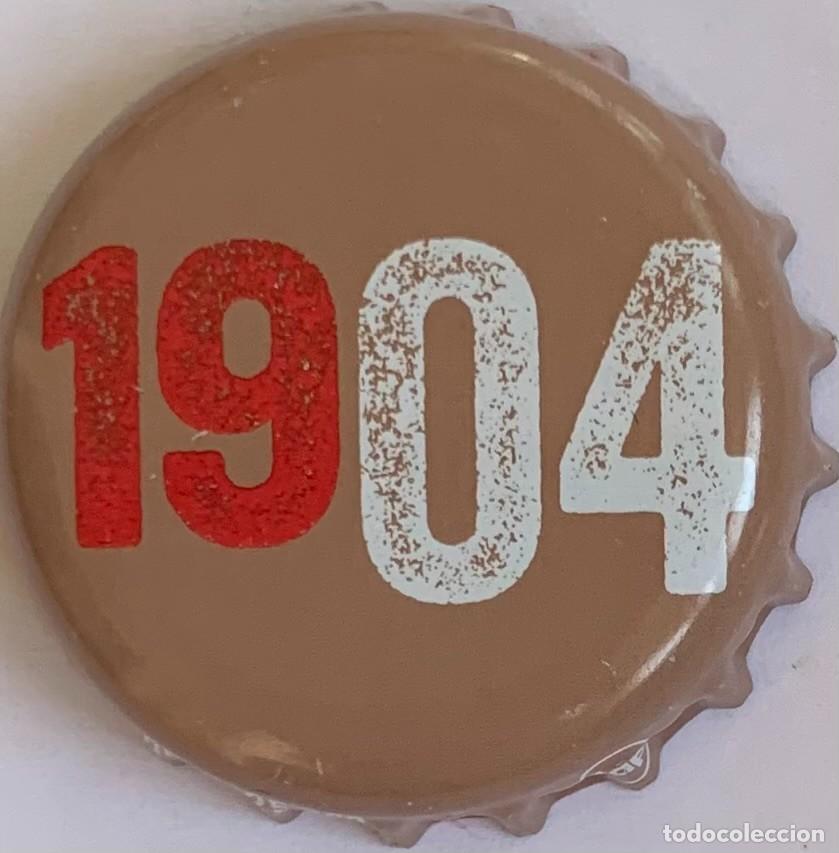 Coleccionismo de cervezas: Chapa de cerveza Cruzcampo 1904