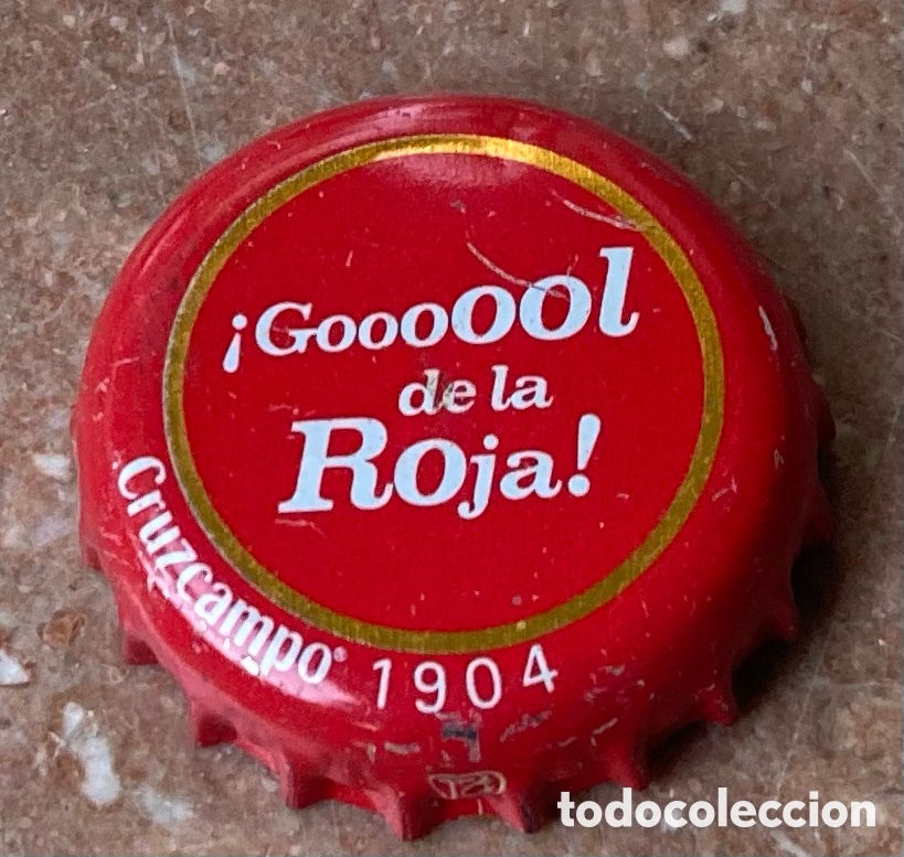 Coleccionismo de cervezas: BOTTLE CAP TAP&Oacute;N CORONA BEER BIERE CHAPA PIVO BIRRA CERVEZA CRUZCAMPO (TCI).--LOTE N. 4135--CARMANJO