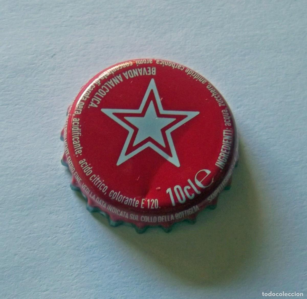 Coleccionismo de cervezas: 20 chapas variadas de distintas bebidas italianas