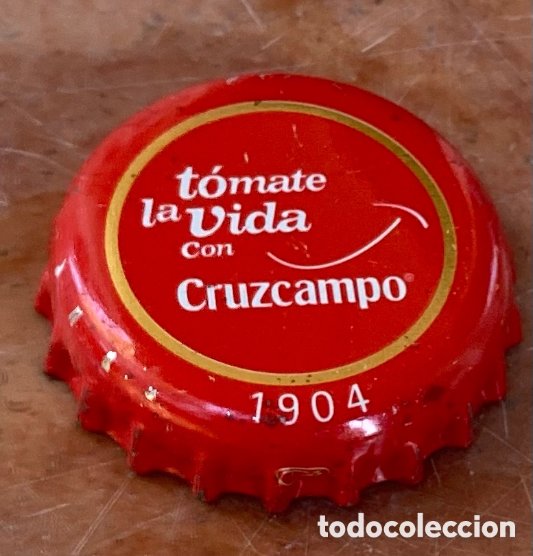 Coleccionismo de cervezas: BOTTLE CAP TAP&Oacute;N CORONA BEER BIERE CHAPA BIRRA BIER CERVEZA CRUZCAMPO (TCI).--LOTE N. 4138--CARMANJO