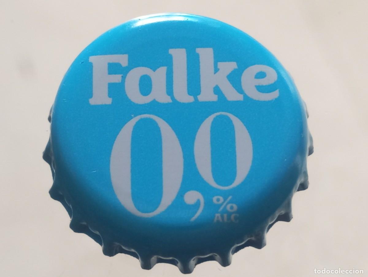 Coleccionismo de cervezas: Chapa tap&oacute;n corona de la cerveza espa&ntilde;ola FALKE 0,0%