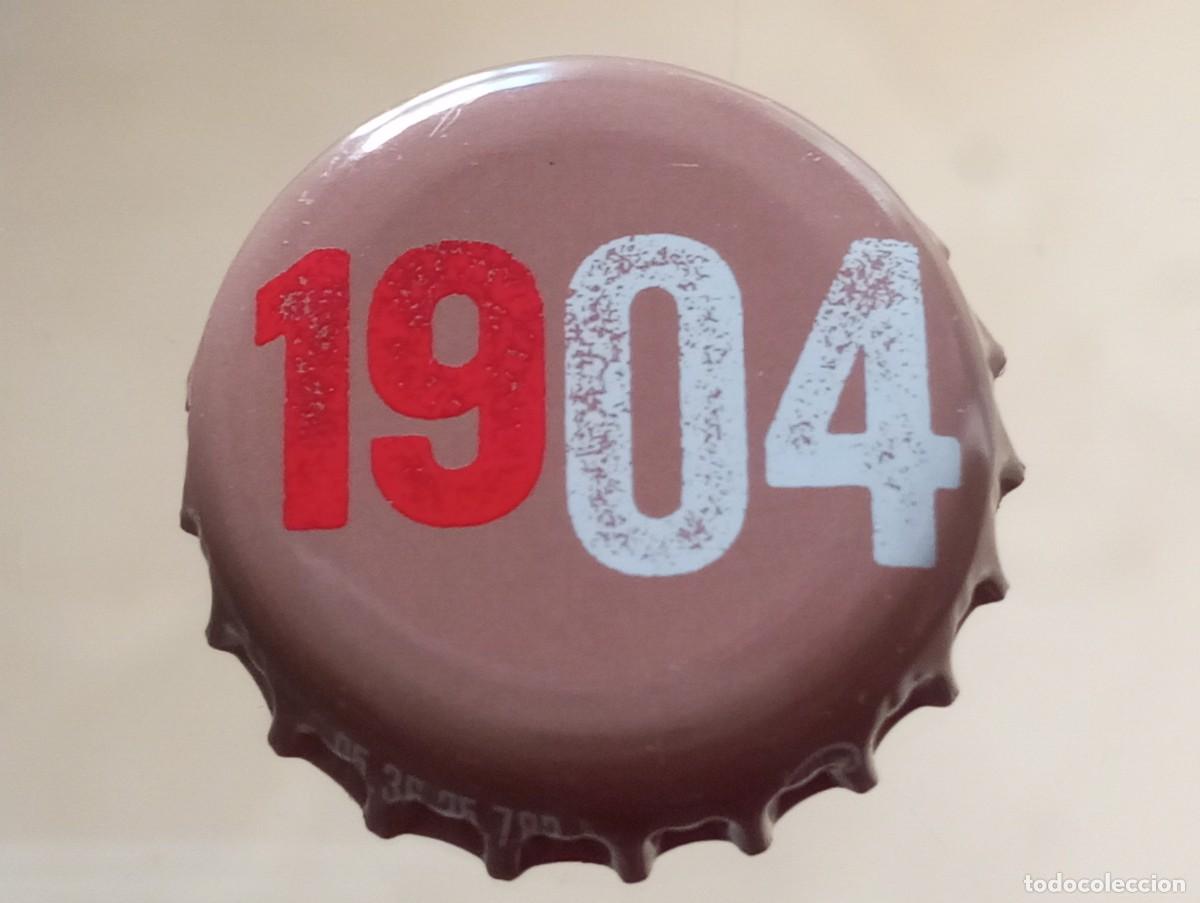Coleccionismo de cervezas: Chapa tap&oacute;n corona de la cerveza espa&ntilde;ola CRUZCAMPO 1904