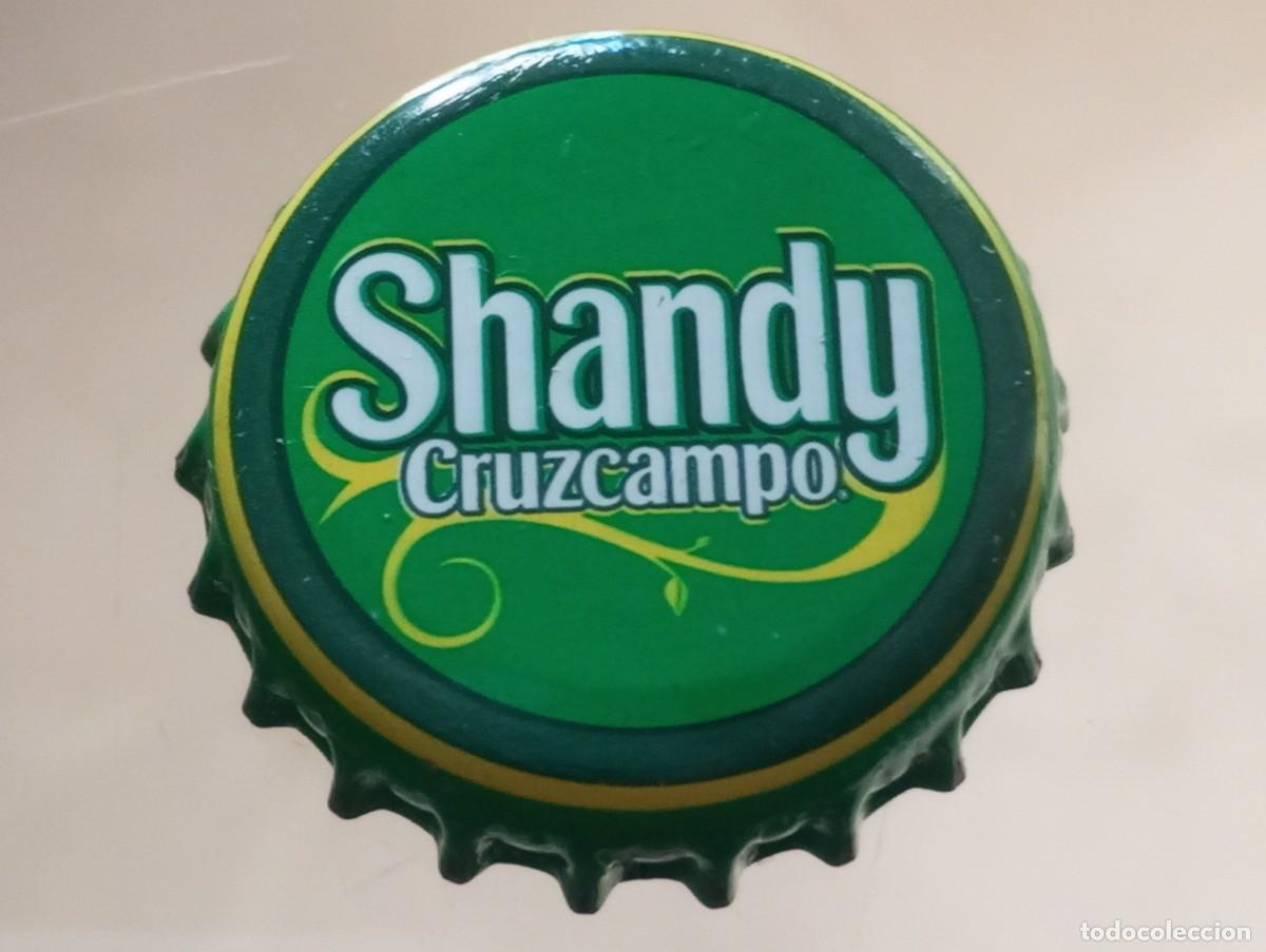 Coleccionismo de cervezas: Chapa tap&oacute;n corona de la cerveza espa&ntilde;ola SHANDY CRUZCAMPO