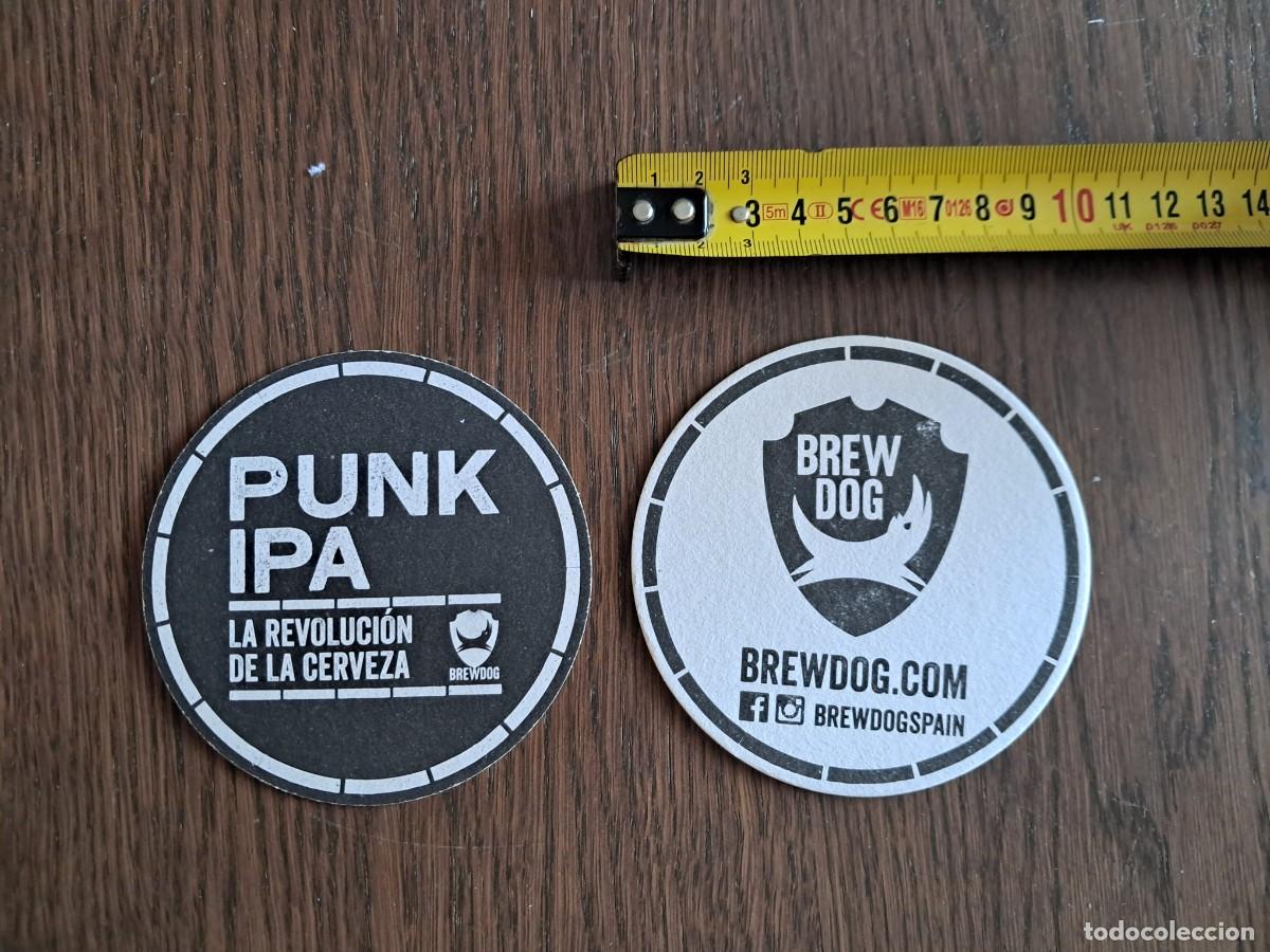 Coleccionismo de cervezas: posavasos de cerveza, Brew Dog, Punk Ipa. la revoluci&oacute;n de la cerveza.