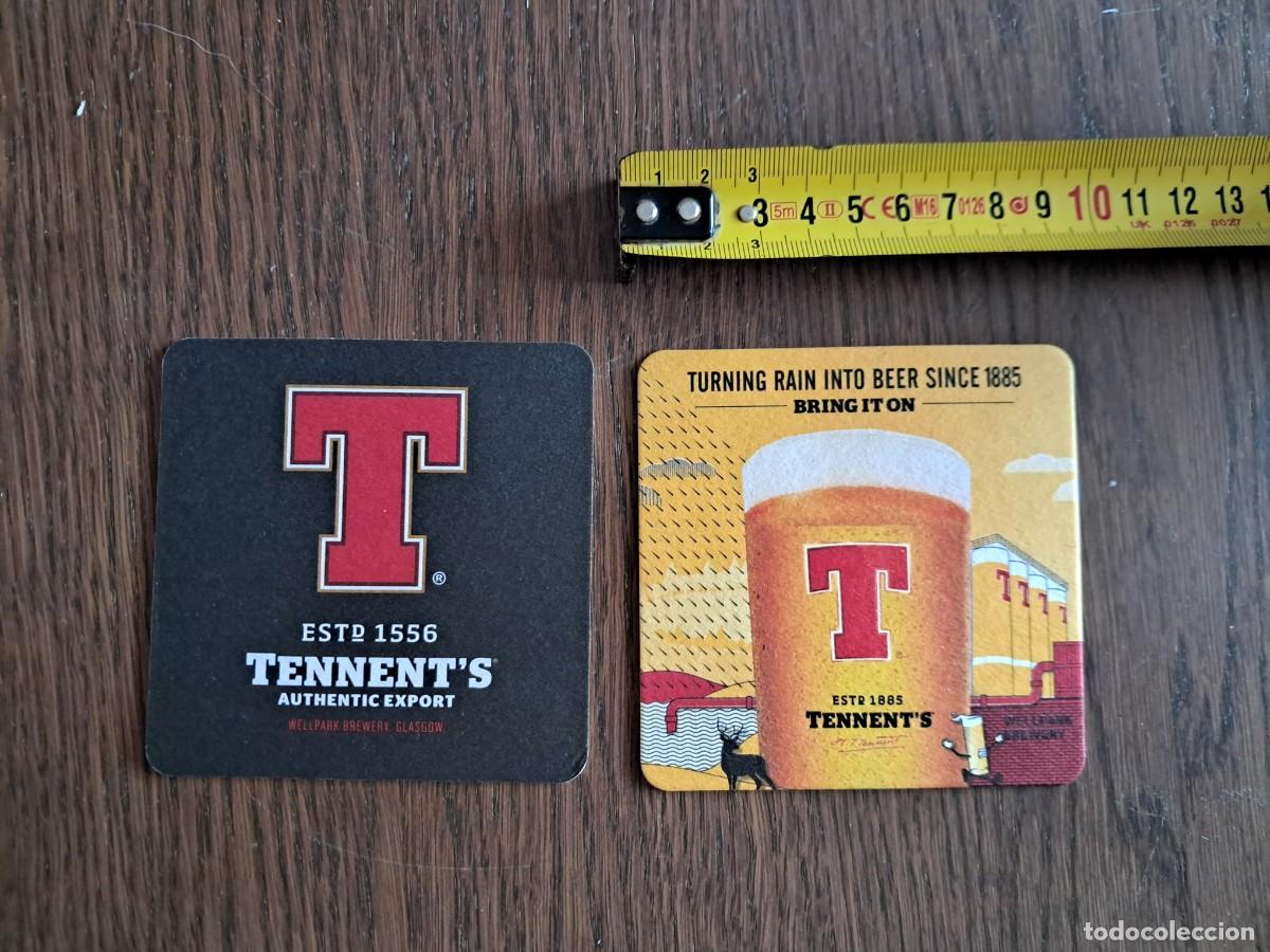 Coleccionismo de cervezas: posavasos de cerveza, Tennent's.