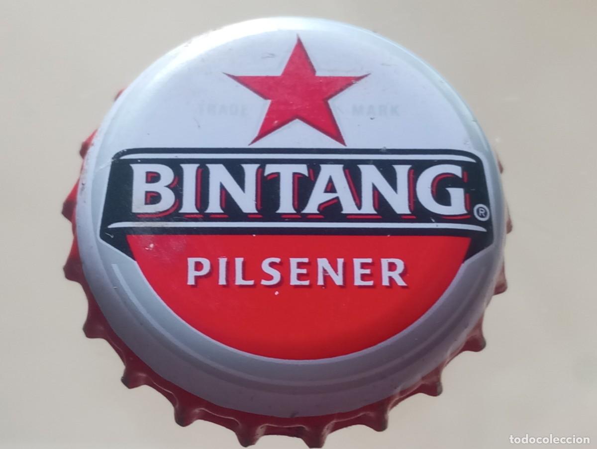 Coleccionismo de cervezas: Chapa tap&oacute;n corona de la cerveza indonesia BINTANG PILSENER