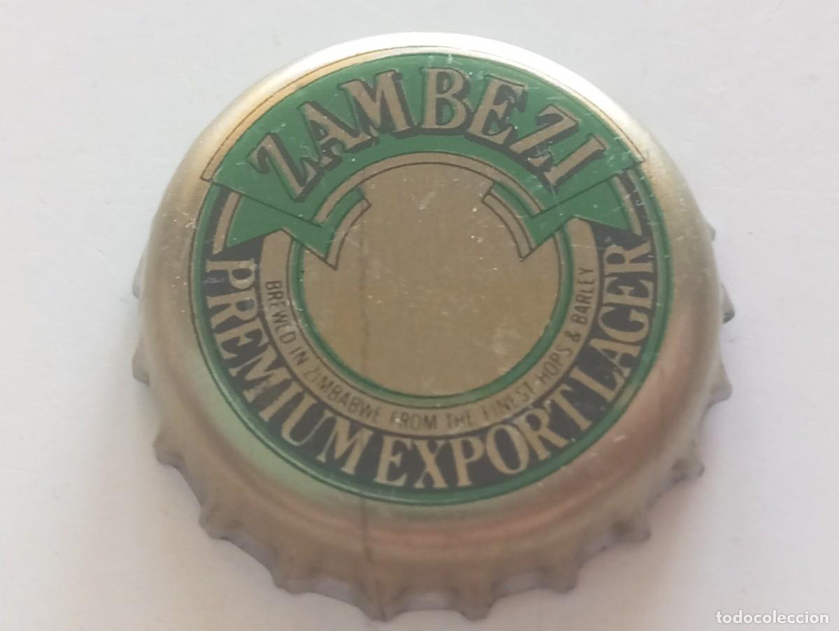 Coleccionismo de cervezas: Chapa tap&oacute;n corona de la cerveza zimbabuense ZAMBEZI PREMIUM EXPORT LAGER