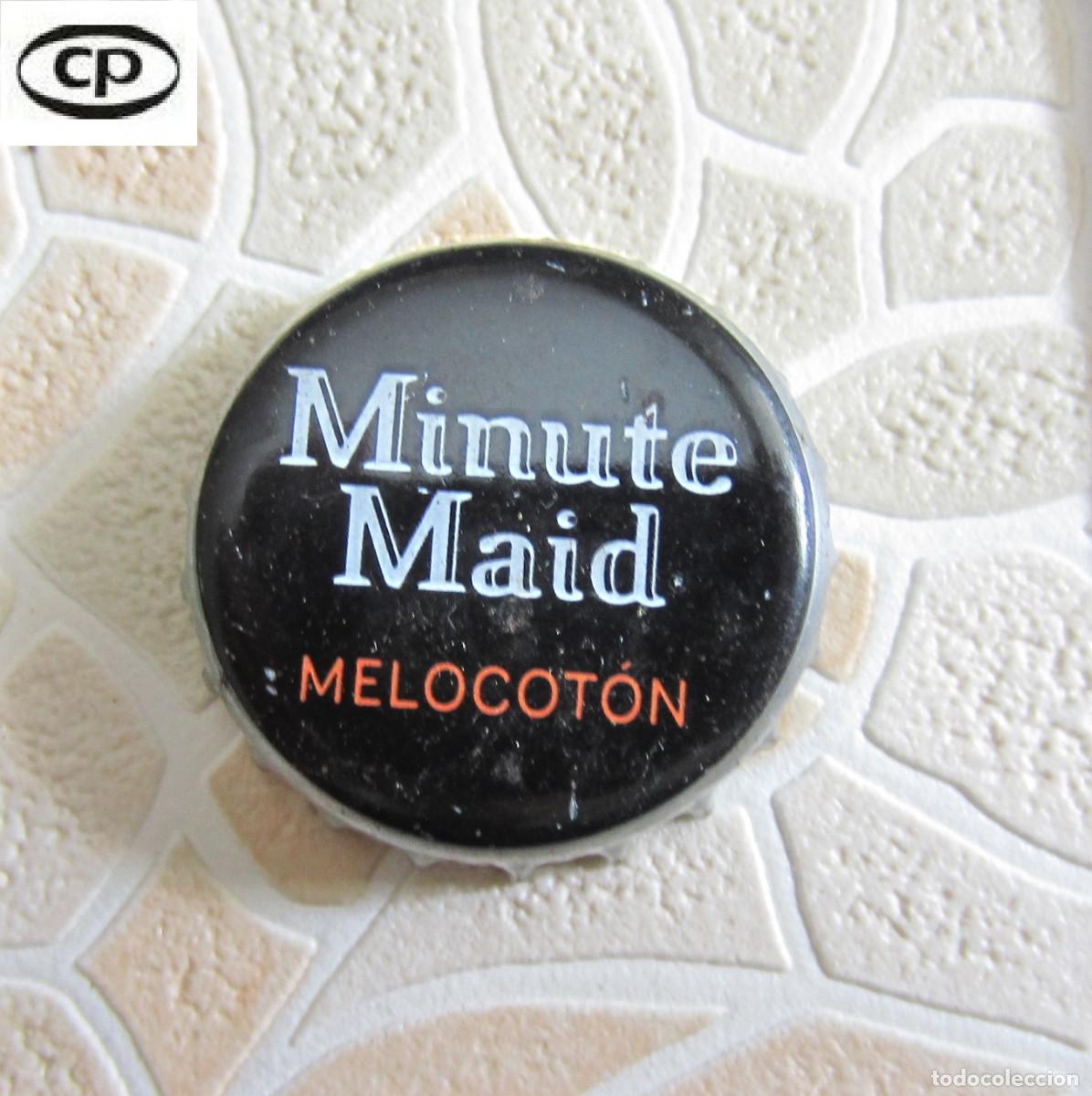 Coleccionismo de cervezas: CHAPAS TAPON CORONA CHAPA ZUMO MINUTE MAID MELOCOTON