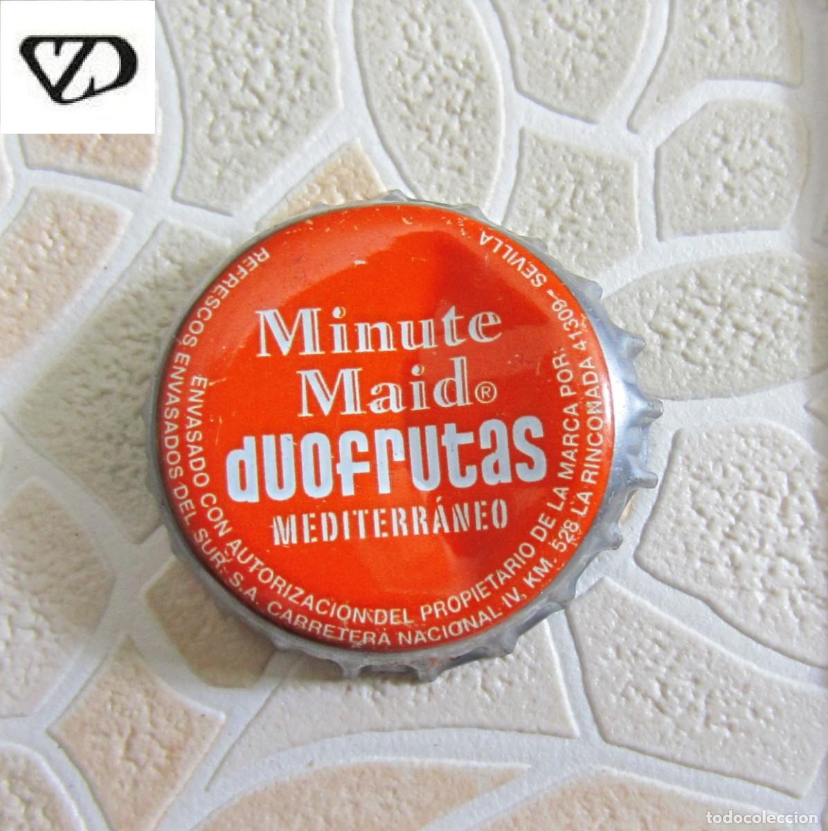 Coleccionismo de cervezas: CHAPAS TAPON CORONA CHAPA REFRESCO MINUTE MAID DUOFRUTAS