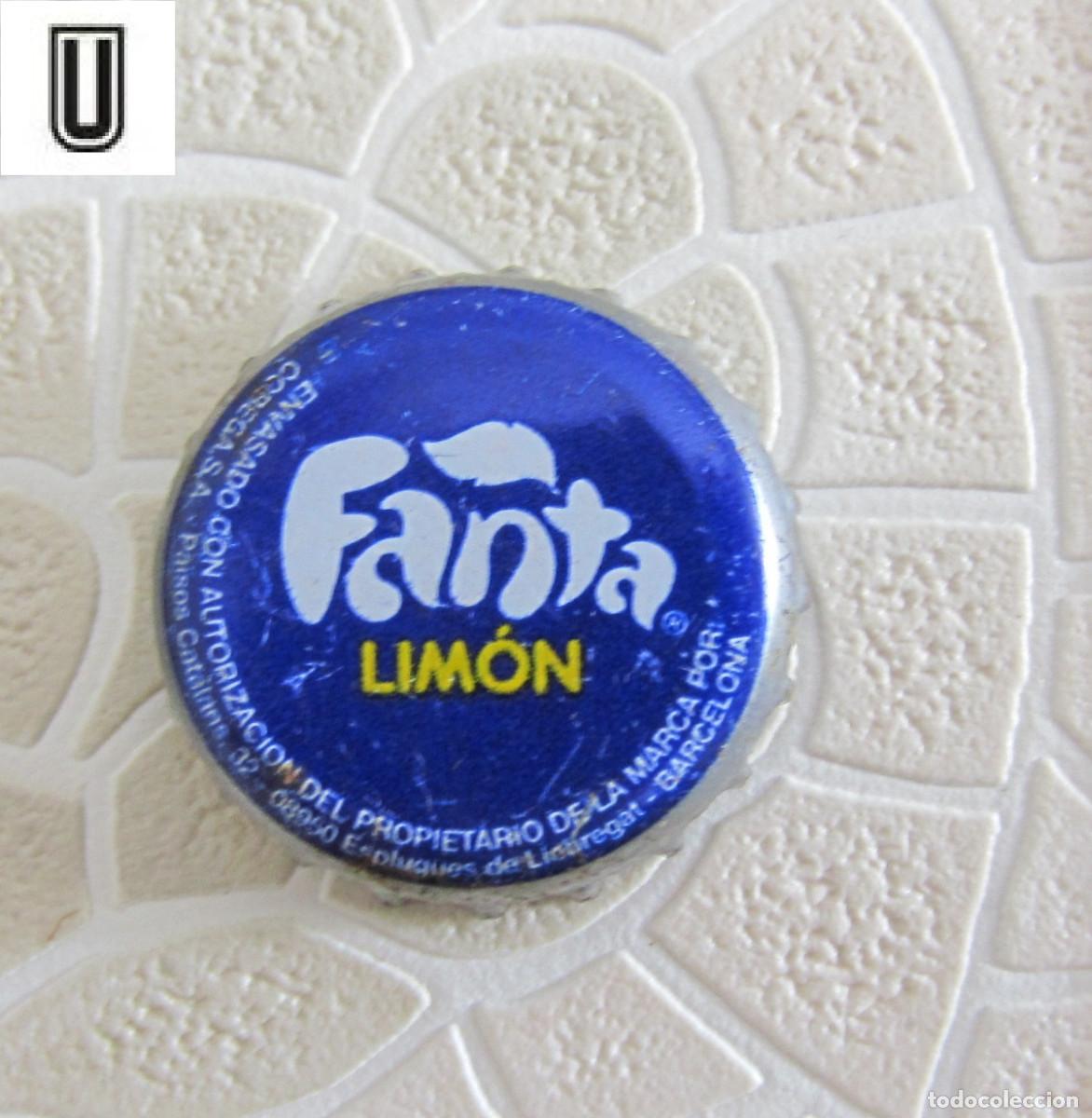 Coleccionismo de cervezas: CHAPAS TAPON CORONA CHAPA REFRESCO FANTA LIMON