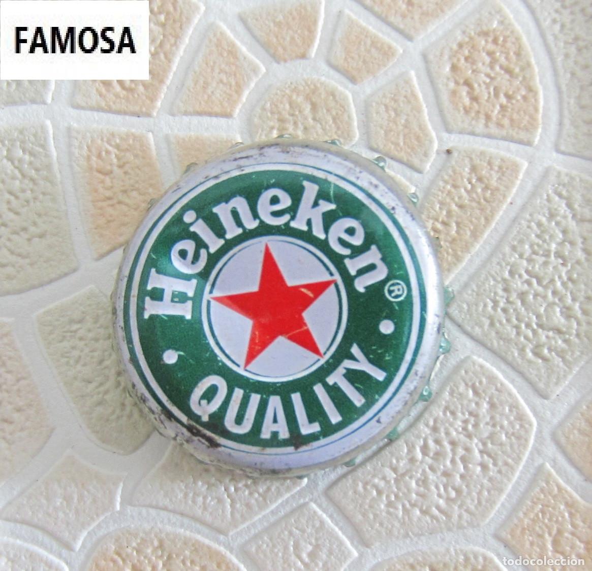 Coleccionismo de cervezas: CHAPAS TAPON CORONA CHAPA CERVEZA HEINEKEN QUALITY