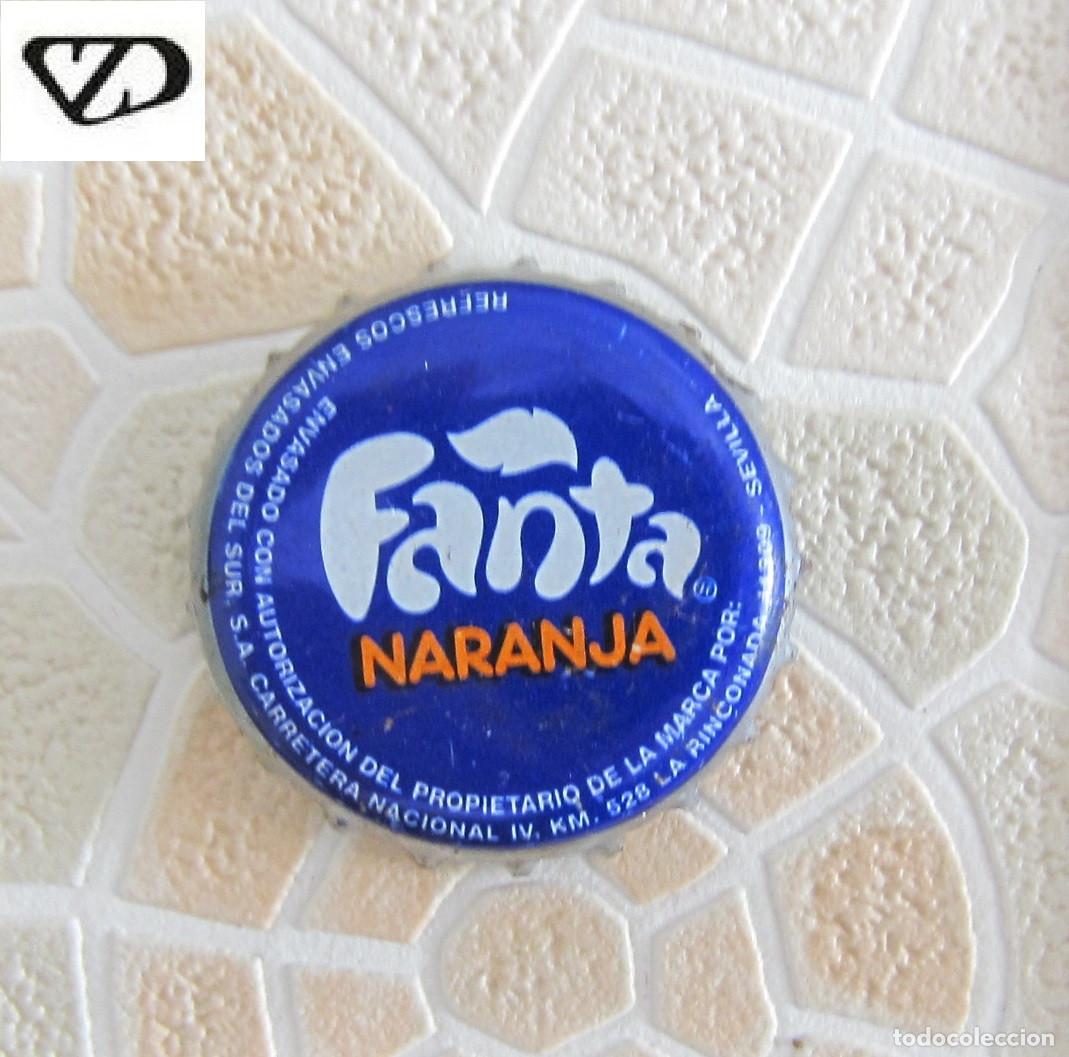 Coleccionismo de cervezas: CHAPAS TAPON CORONA CHAPA REFRESCO FANTA NARANJA