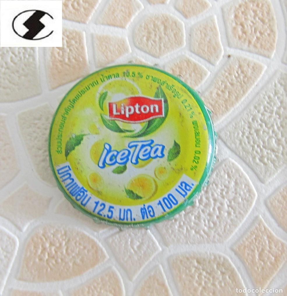 Coleccionismo de cervezas: CHAPAS TAPON CORONA CHAPA REFRESCO LIPTON ICE TEA