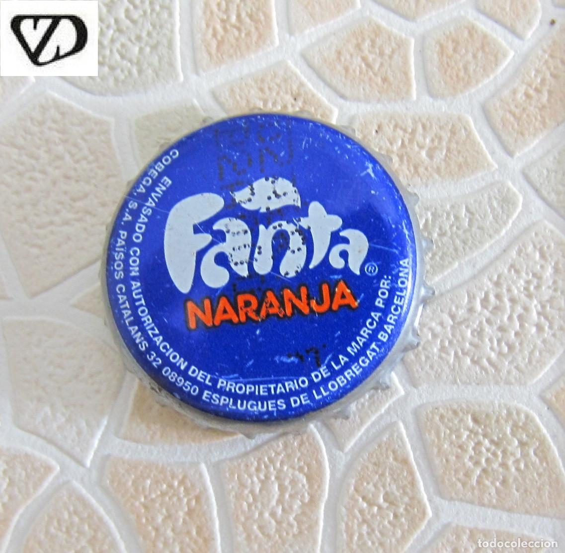 Coleccionismo de cervezas: CHAPAS TAPON CORONA CHAPA REFRESCO FANTA NARANJA