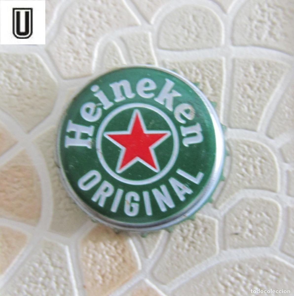 Coleccionismo de cervezas: CHAPAS TAPON CORONA CHAPA CERVEZA HEINEKEN ORIGINAL