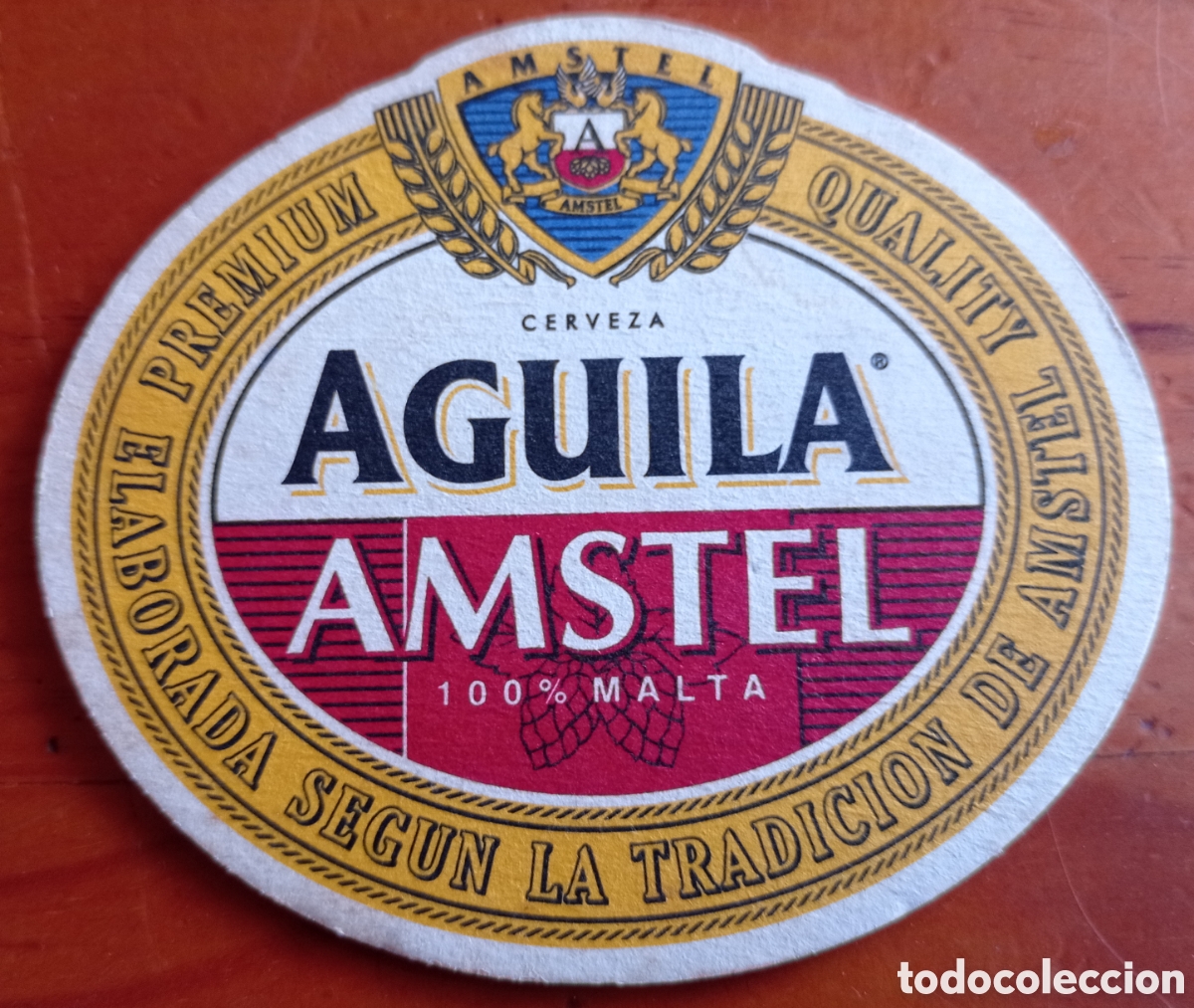 Coleccionismo de cervezas: POSAVASO CERVEZA &Aacute;GUILA AMSTEL