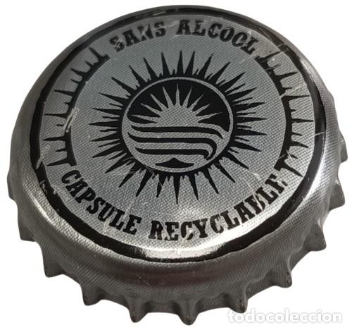 Coleccionismo de cervezas: Capsule Bi&egrave;re Beer Crown Cap Groupe Heineken sans alcool Capsule Recyclable RP969 tap&oacute;n corona