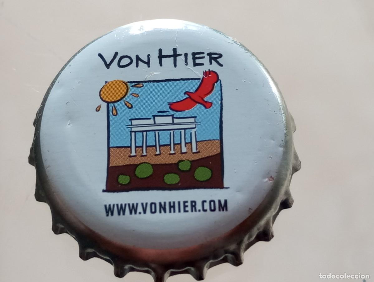 Coleccionismo de cervezas: Chapa tap&oacute;n corona de la cerveza alemana HIER BIER
