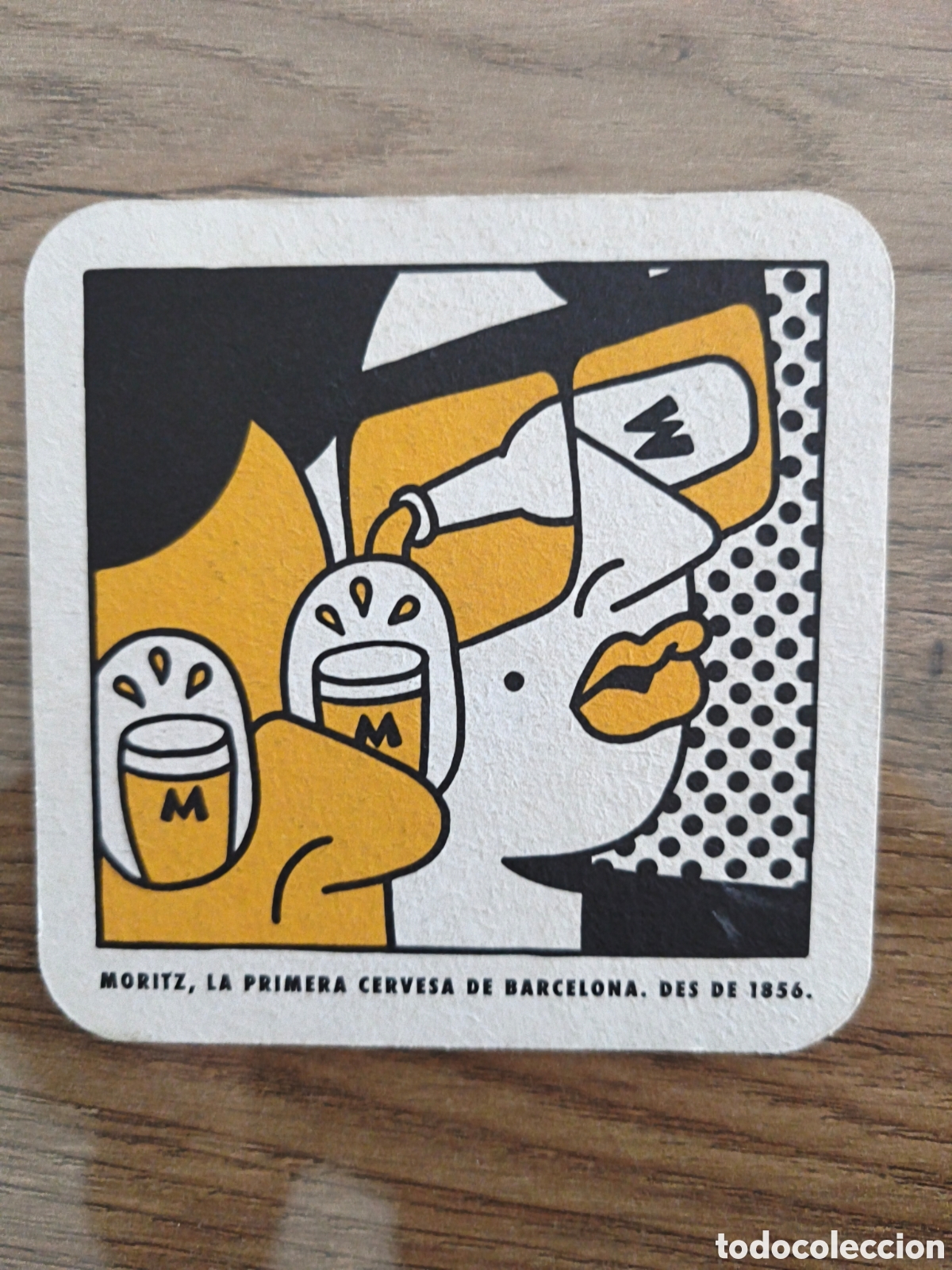 Coleccionismo de cervezas: Posavasos Cerveza Moritz - Foto 2