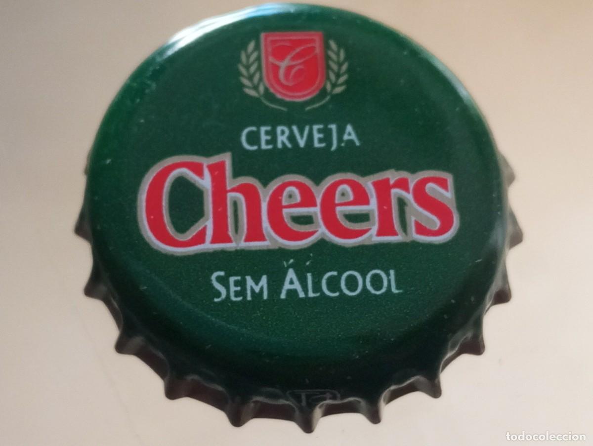 Coleccionismo de cervezas: Chapa tap&oacute;n corona de la cerveza portuguesa CHEERS CERVEJA SEM ALCOOL