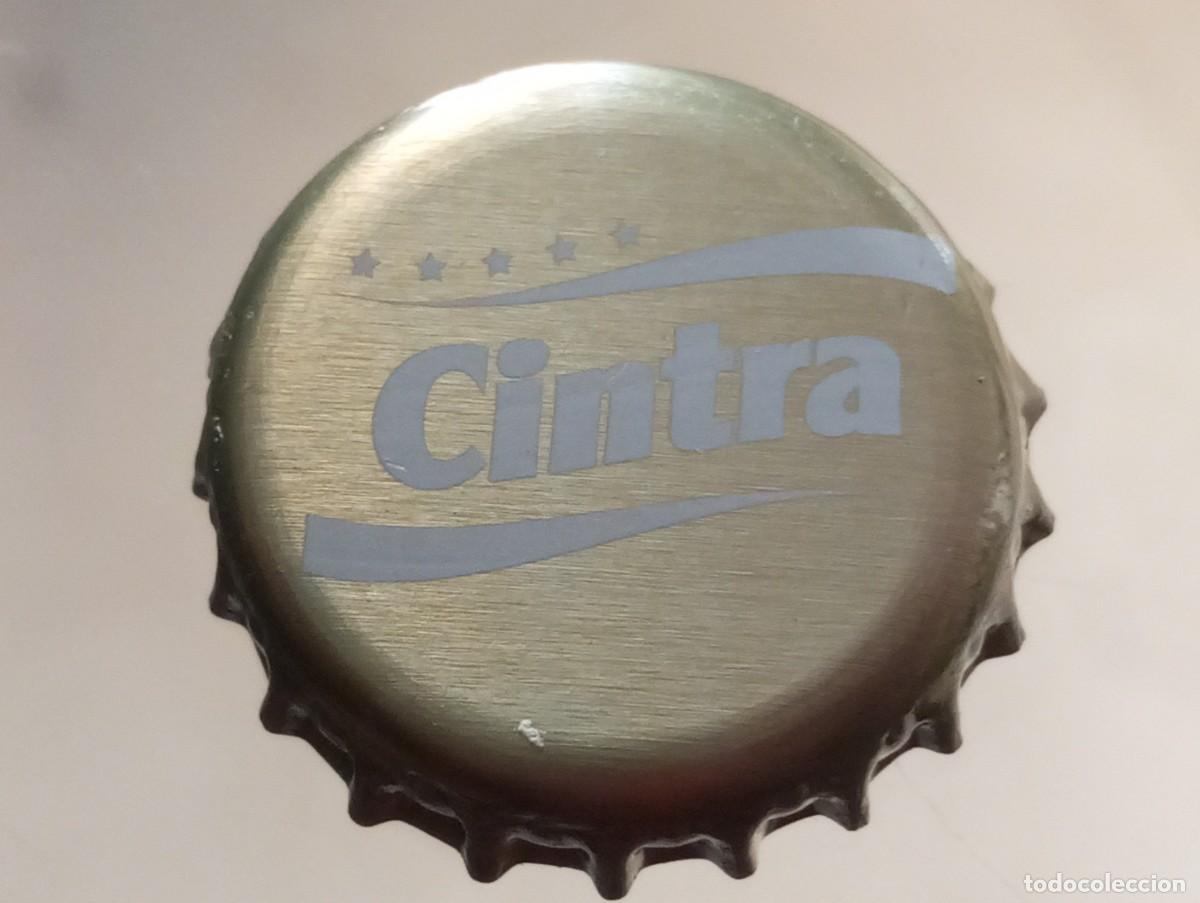 Coleccionismo de cervezas: Chapa tap&oacute;n corona de la cerveza portuguesa CINTRA