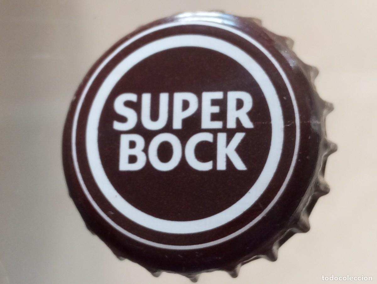 Coleccionismo de cervezas: Chapa tap&oacute;n corona de la cerveza portuguesa SUPER BOCK
