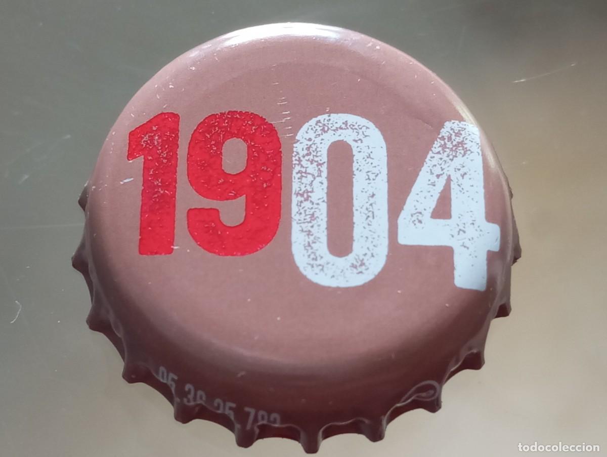 Coleccionismo de cervezas: Chapa tap&oacute;n corona de la cerveza espa&ntilde;ola CRUZCAMPO 1904