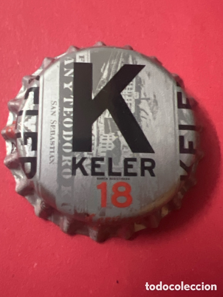 Coleccionismo de cervezas: B710. CHAPA CERVEZA - SIN ABRIR - KELER 18