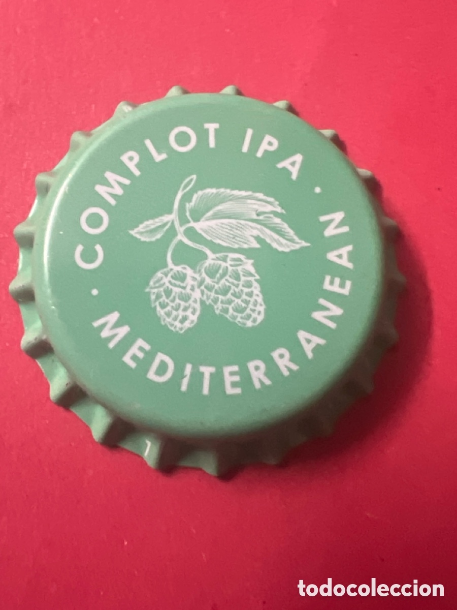 Coleccionismo de cervezas: B843. CHAPA CERVEZA - SIN ABRIR - COMPLOT IPA - MEDITERRANEAN