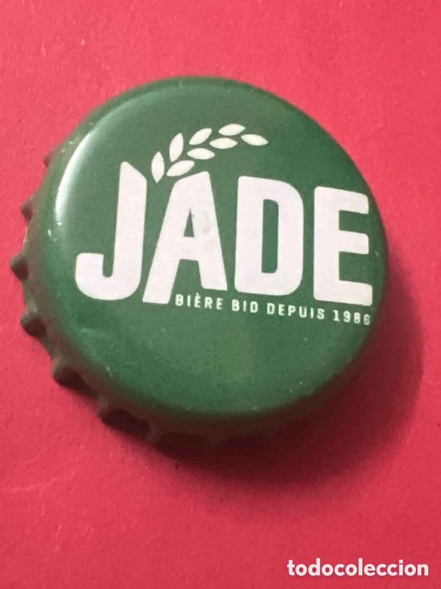 Coleccionismo de cervezas: T4/X125/D2. T4/X125/A1. CHAPA CERVEZA - FRANCIA - JADE