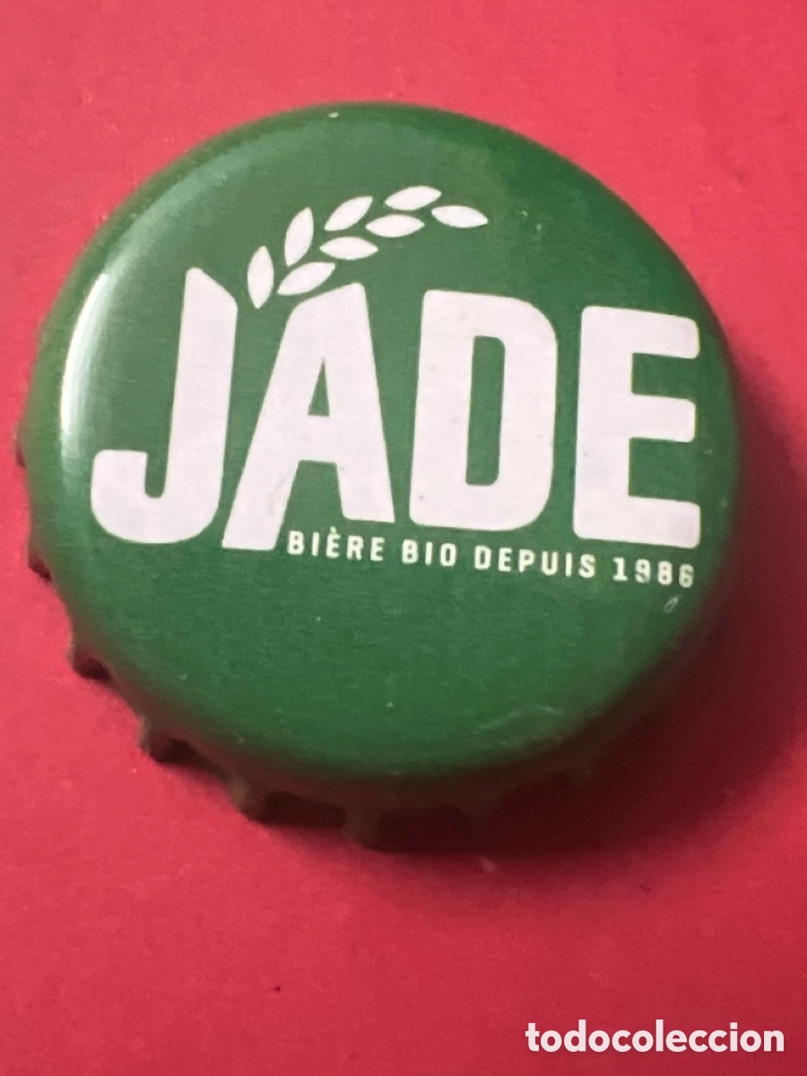 Coleccionismo de cervezas: T4/X125/H4. T4/X125/A1. CHAPA CERVEZA - FRANCIA - JADE