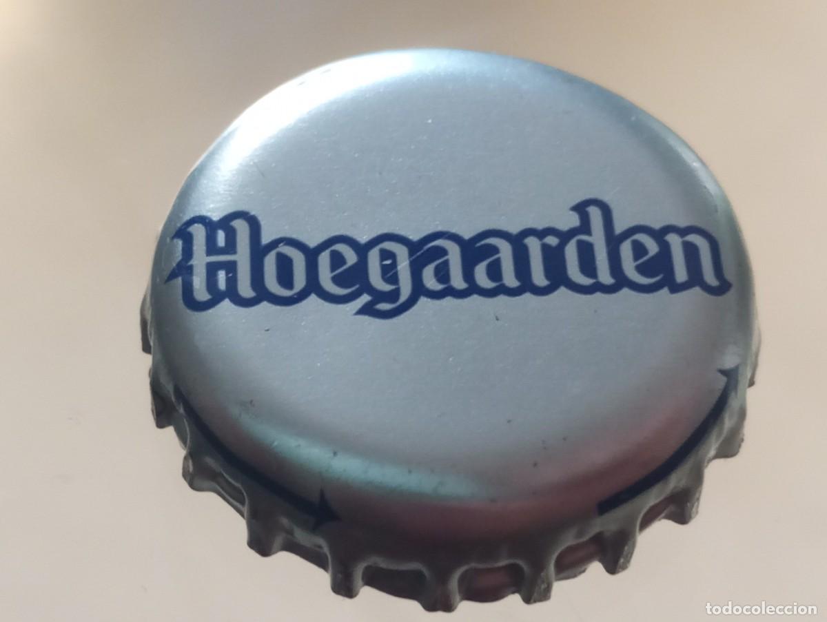 Coleccionismo de cervezas: Chapa tap&oacute;n corona RUSO de la cerveza belga HOEGAARDEN (con flechas en la falda)