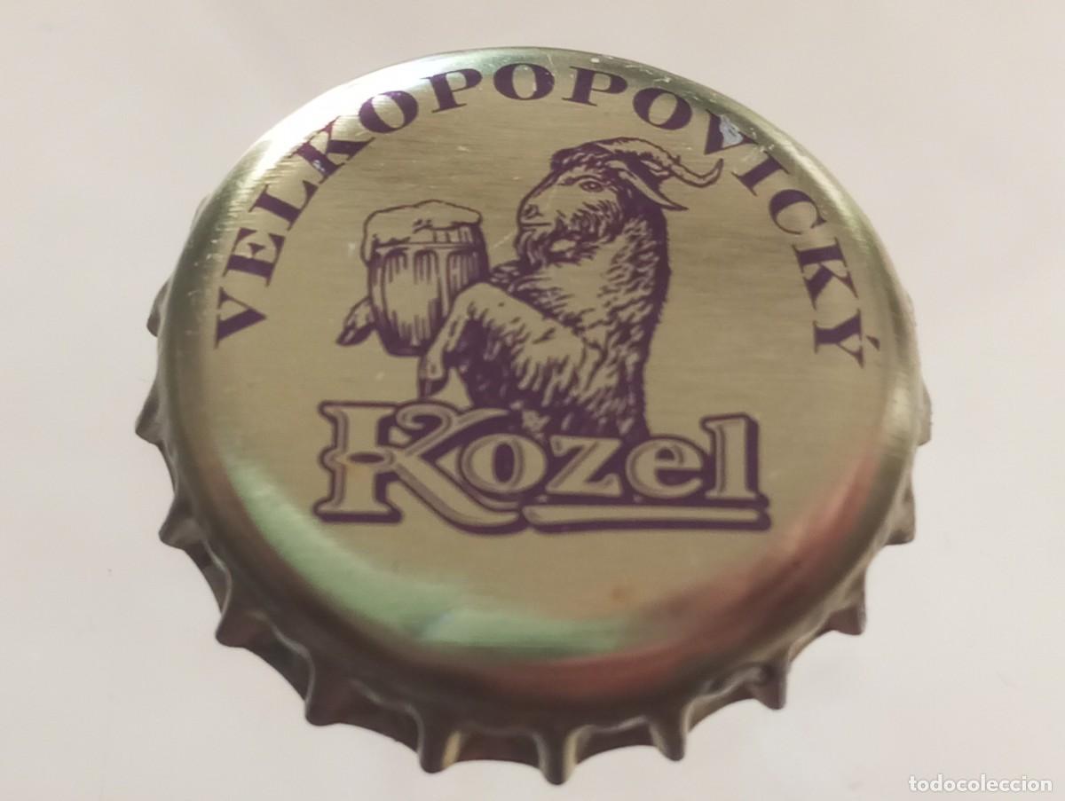 Coleccionismo de cervezas: Chapa tap&oacute;n corona de la cerveza checa KOZEL VELKOPOPOVICK&Yacute;