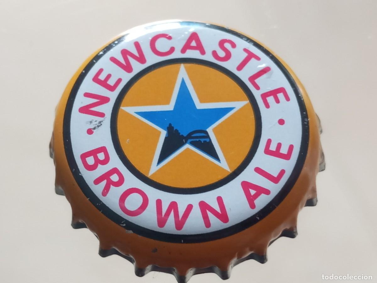 Coleccionismo de cervezas: Chapa tap&oacute;n corona de la cerveza inglesa NEWCASTLE BROWN ALE