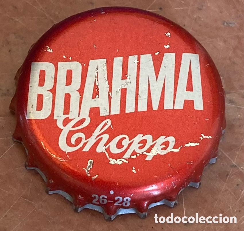 Coleccionismo de cervezas: CHAPA BOTTLE CAP TAP&Oacute;N CORONA CERVEZA CAPSULE BIERE PIVO BEER BRAHMA(6).BRASIL--LOTE N.3896-CARMANJO