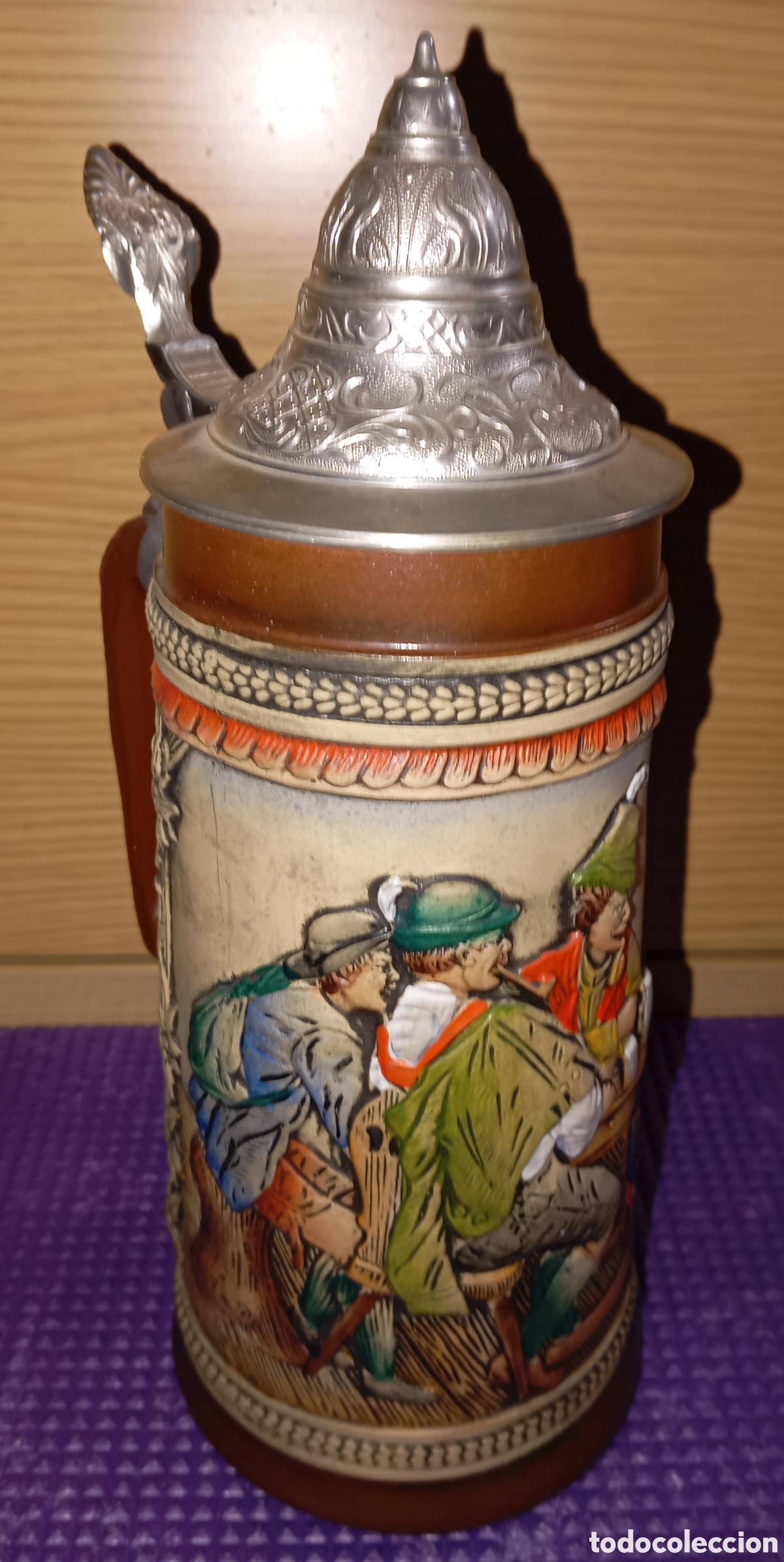 Coleccionismo de cervezas: Jarra Gerzit Gerz Alemania - Foto 2