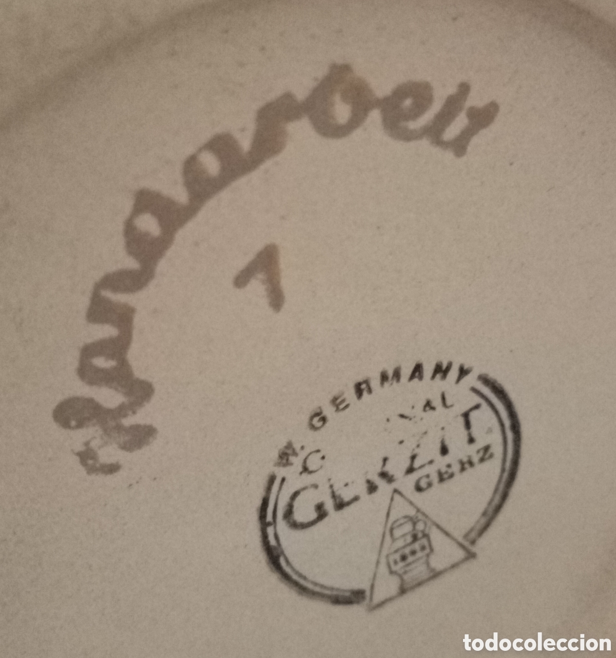 Coleccionismo de cervezas: Jarra Gerzit Gerz Alemania - Foto 3