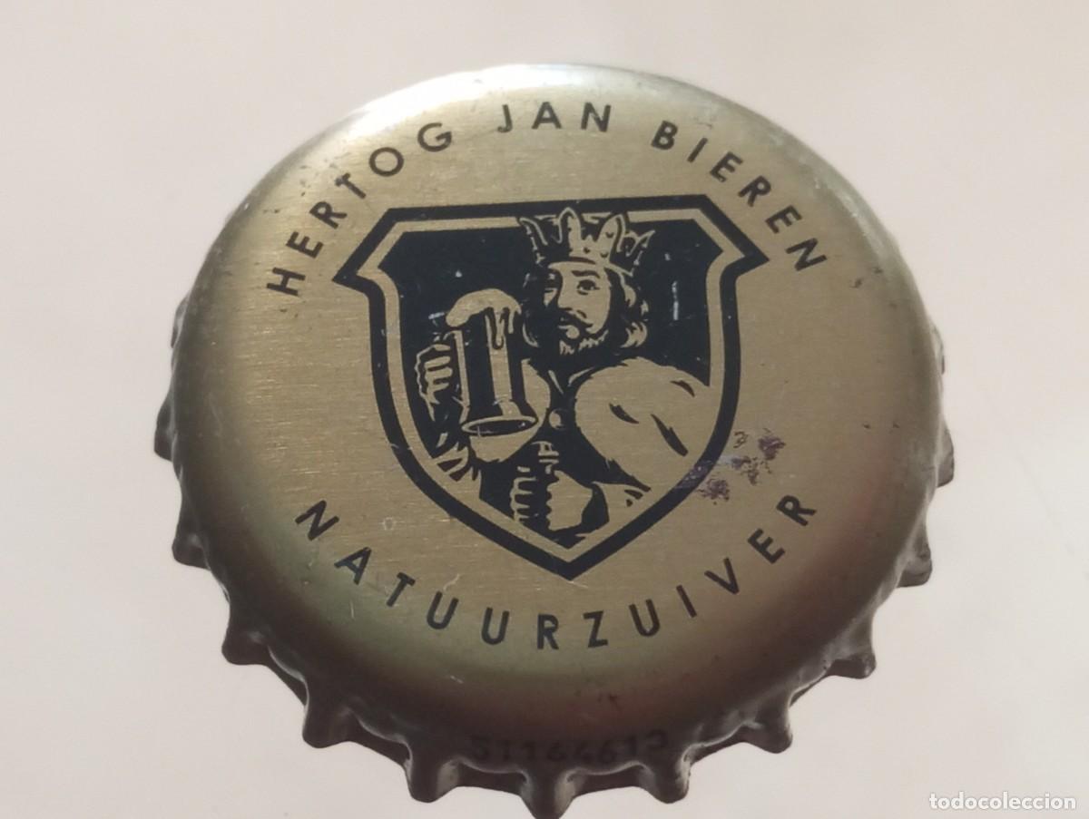 Coleccionismo de cervezas: Chapa tap&oacute;n corona de la cerveza de Pa&iacute;ses Bajos HERTOG JAN BIEREN NATUURZUIVER