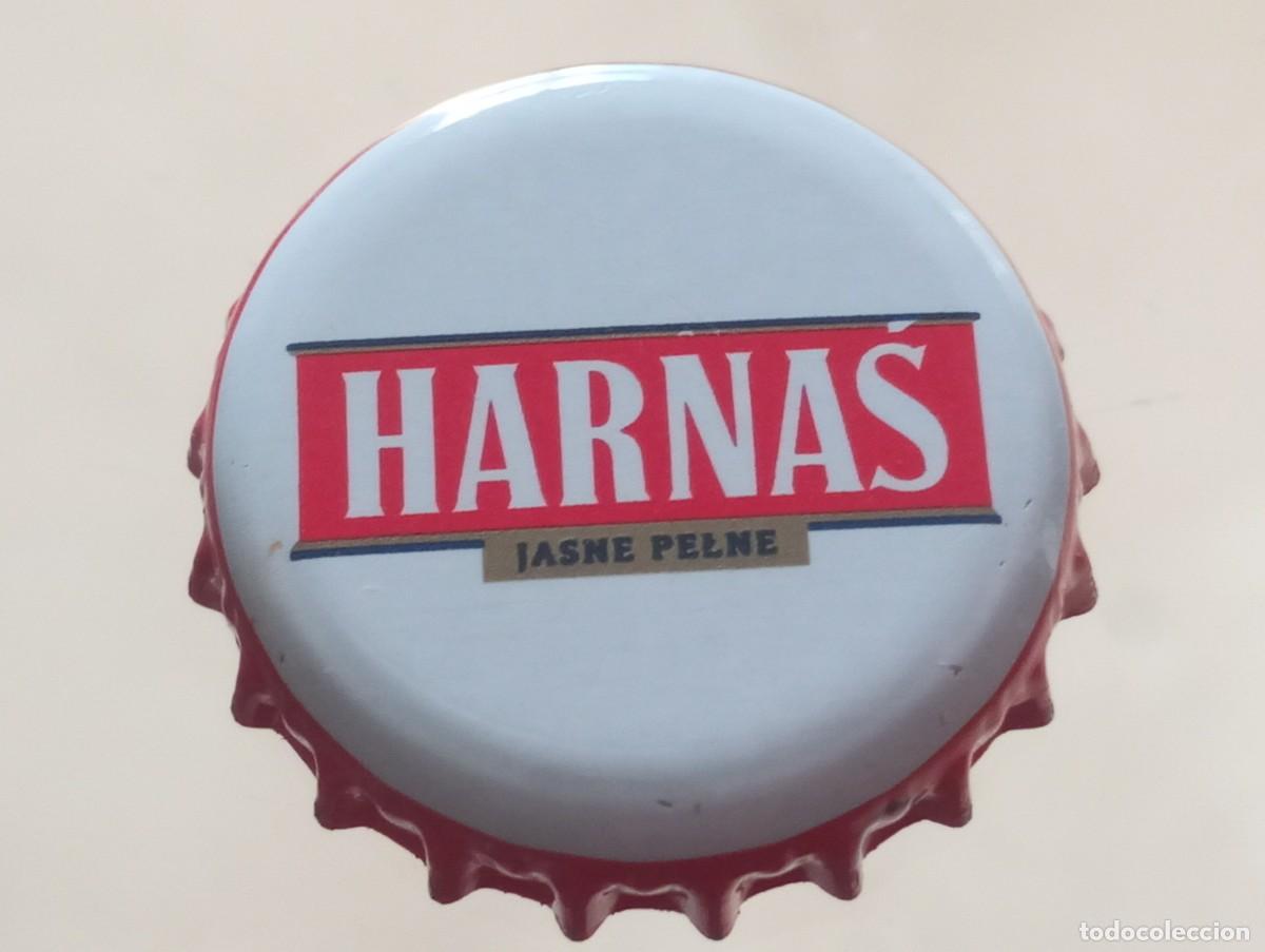 Coleccionismo de cervezas: Chapa tap&oacute;n corona de la cerveza polaca HARN&Aacute;S JASNE PELNE