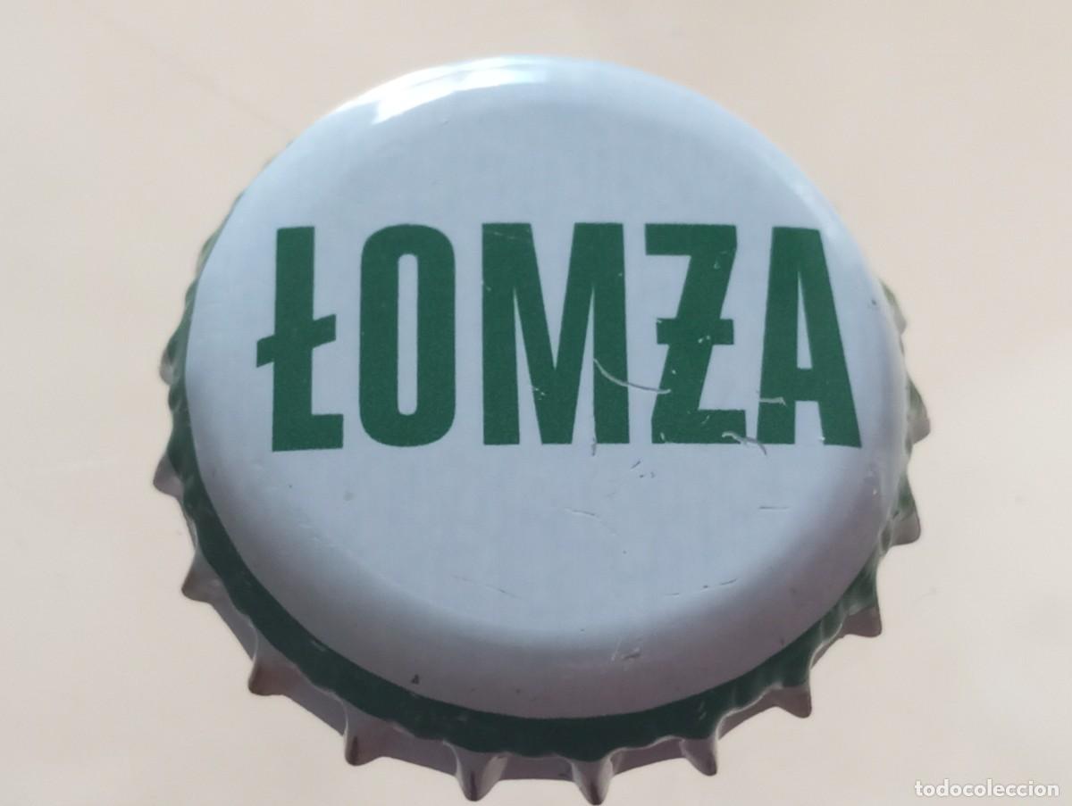 Coleccionismo de cervezas: Chapa tap&oacute;n corona de la cerveza polaca LOMZA