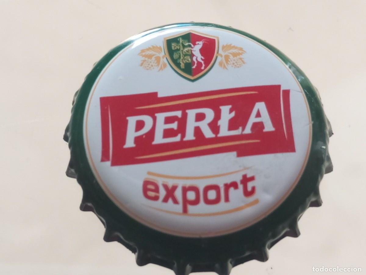 Coleccionismo de cervezas: Chapa tap&oacute;n corona de la cerveza polaca PERLA EXPORT