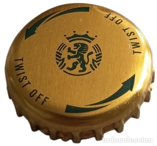 Coleccionismo de cervezas: Capsule Bi&egrave;re Beer Crown Cap Perlenbacher Twist Off Lion couronn&eacute; RP978 tap&oacute;n corona