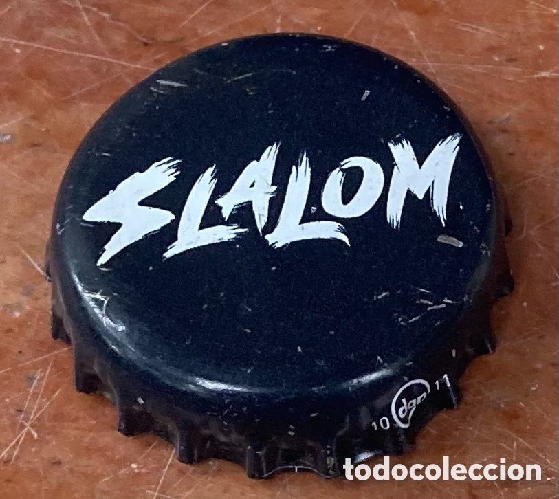 Coleccionismo de cervezas: CHAPA TAP&Oacute;N CORONA BOTTLE CAP BEER CAPSULE BIERE BIER CERVEZA SLALOM.FRANCIA--LOTE N. 1001--CARMANJO