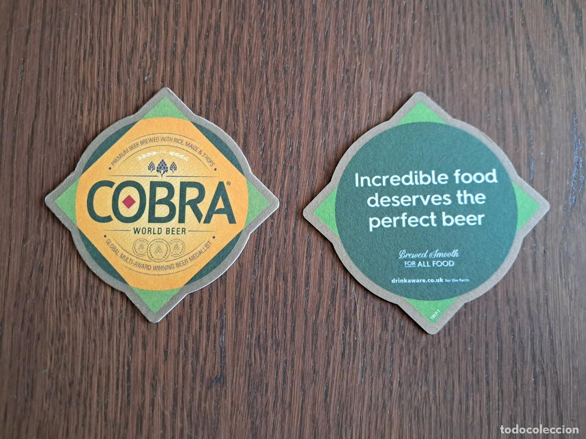 Coleccionismo de cervezas: posavasos de cerveza, cobra.