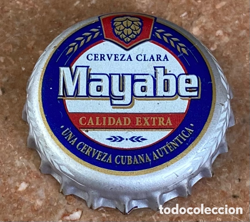 Coleccionismo de cervezas: BOTTLE CAP BEER BIER BIRRA TAP&Oacute;N CORONA PIVO CHAPA CERVEZA MAYABE. CUBA.(3)-LOTE N. 1814--CARMANJO