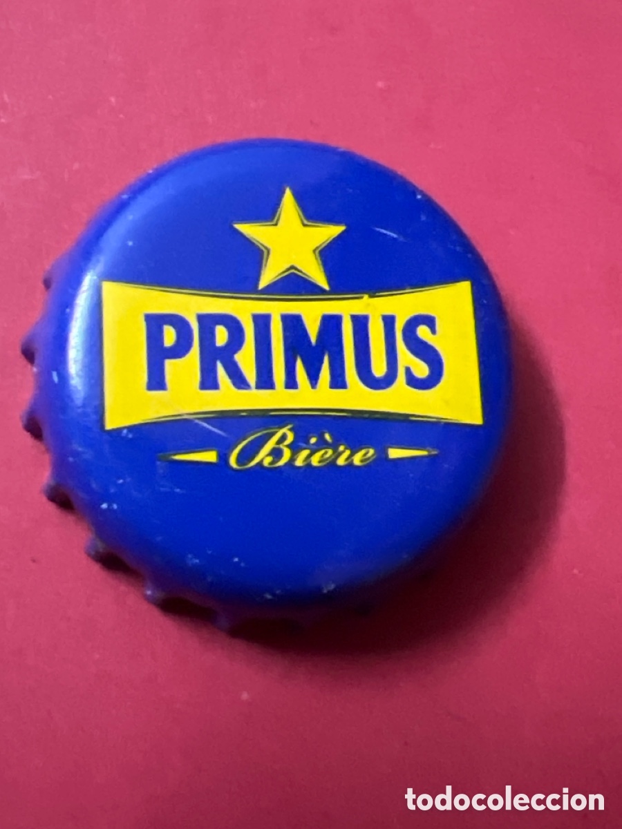 Coleccionismo de cervezas: T4/X125/D4. CHAPA CERVEZA - Primus Bi&egrave;re - BURUNDI