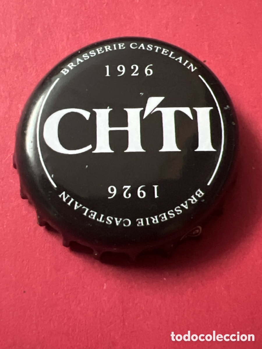 Coleccionismo de cervezas: T4/X125/G4. CHAPA CERVEZA - FRANCIA - Ch&acute;ti Brasserie Castelain 1926