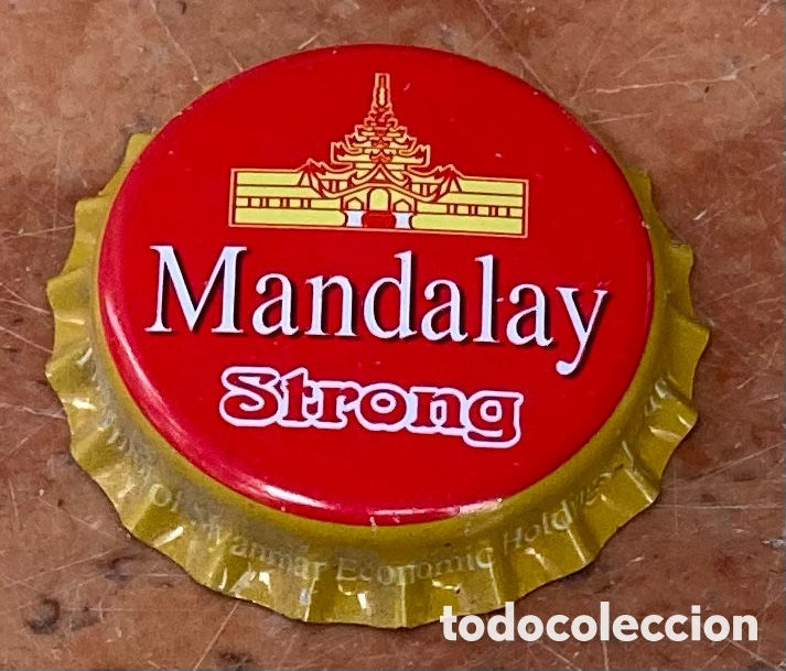 Coleccionismo de cervezas: TAP&Oacute;N CORONA BOTTLE CAP CHAPA CERVEZA BEER MANDALAY(5).MYANMAR.BURMA=BIRMANIA.--LOTE N.283--CARMANJO